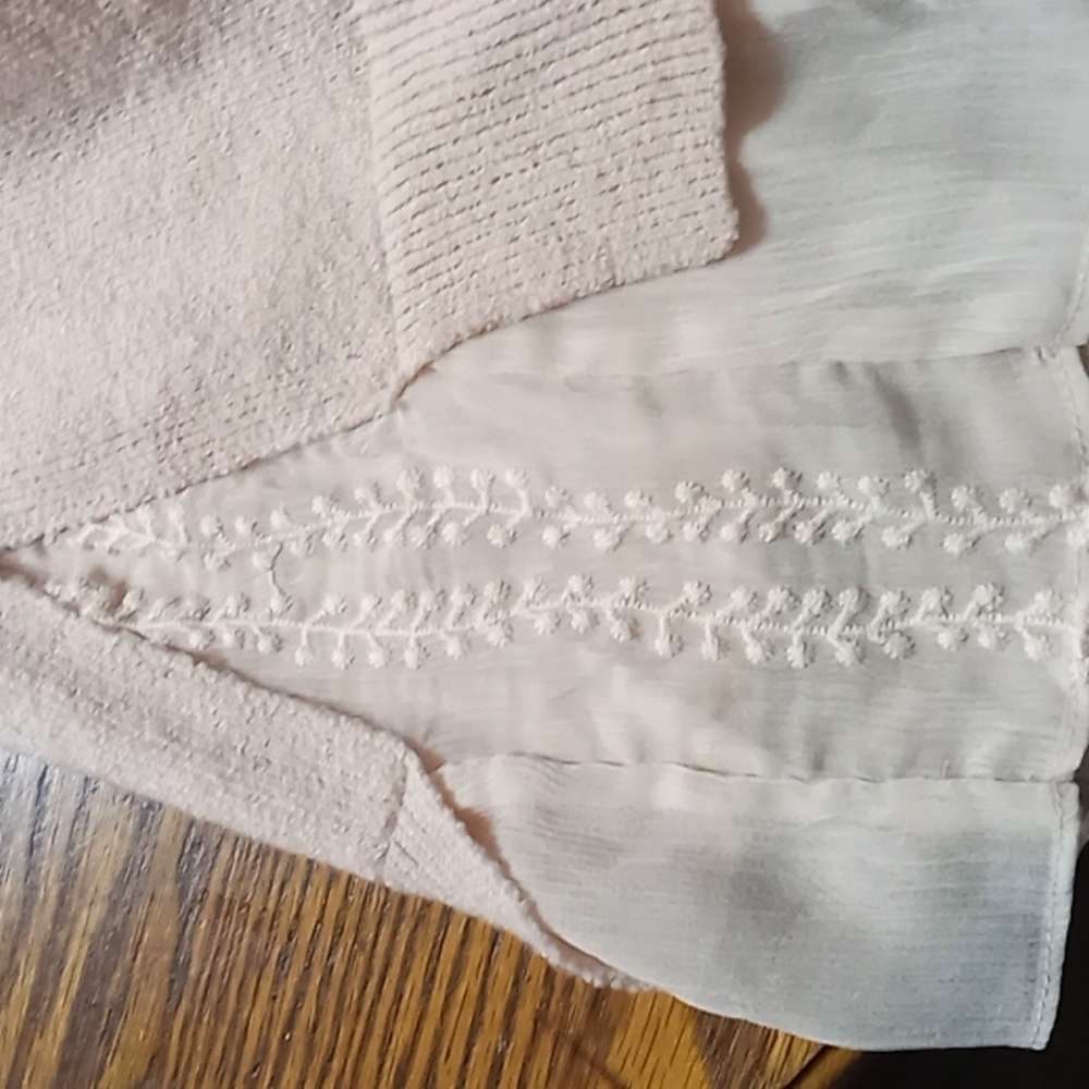 Tribal jeans pink layer tunic sweater - Picture 6 of 9